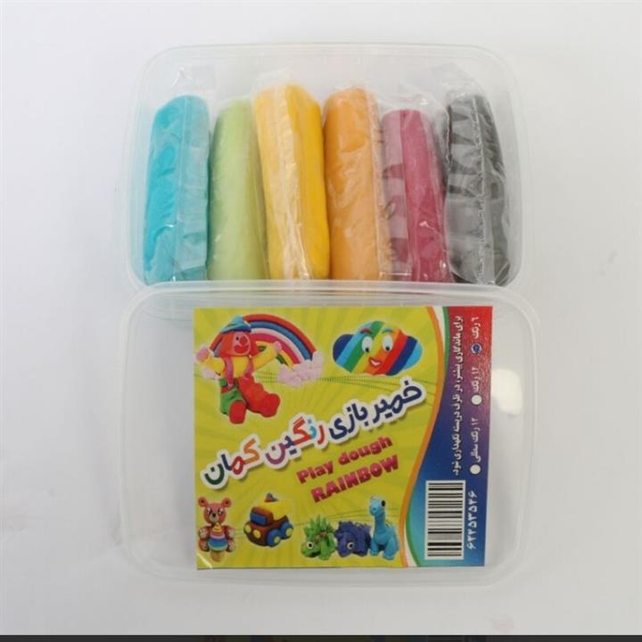 خمیر بازی 6 رنگ ارگانیک